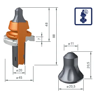 BETEK Asfalt Kazıcı Uç